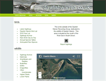 Tablet Screenshot of dawlishwarren.co.uk